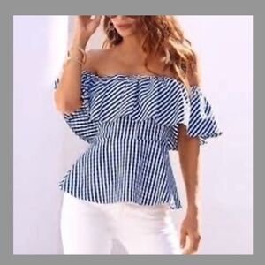 Boston Proper Peplum Top